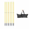 Portable Folding Training Poles with Base Set & Bag for Football Drills & Parking Cones