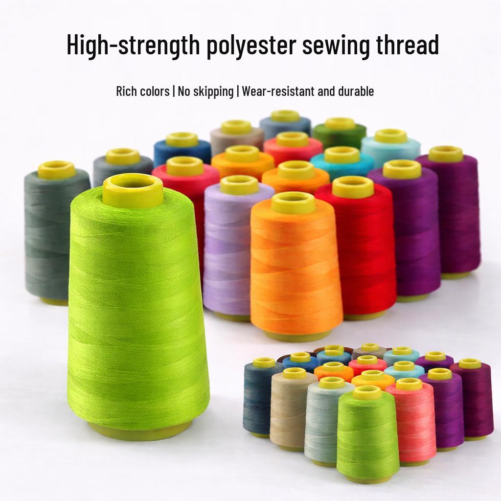 402 Polyester Sewing Thread, 3000 Yards, High-Speed, Multi-Color, Durable, In Stock