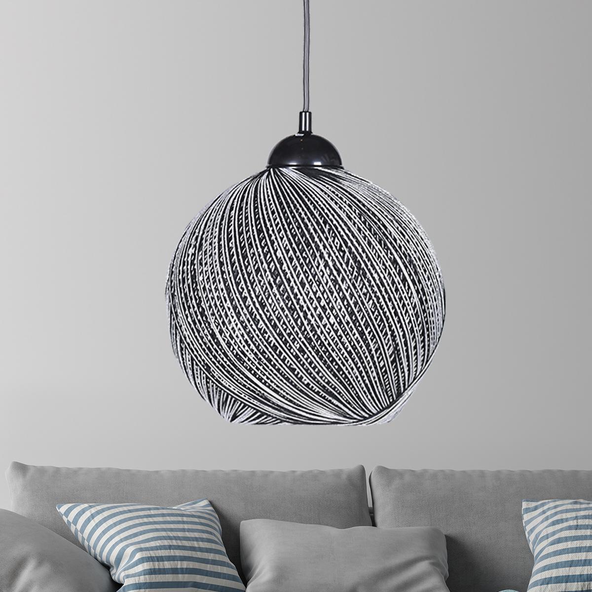 

Люстра New Balle Black-Silver Ball, Декоративное освещение, Лампа для гостиной, Лампа для спальни