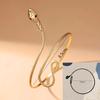 Retro snake open arm ring collar two wear adjustable gothic charm creative classic hot sale