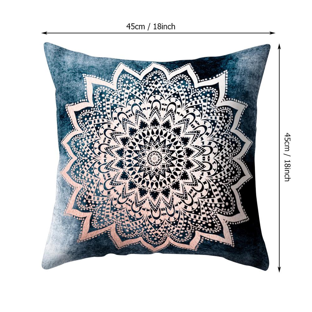 45x45cm Square Throw Pillow Covers Datura Flowers Pillow Cover Cushion Cover(J)