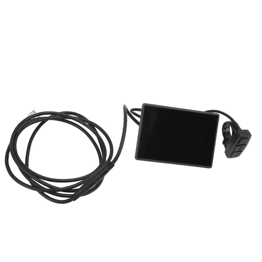 Electric Bike LCD Display Meter 5 Pin Waterproof Interface 1.5m Adapter Cable Color LCD Display Panel 24V 36V 48V
