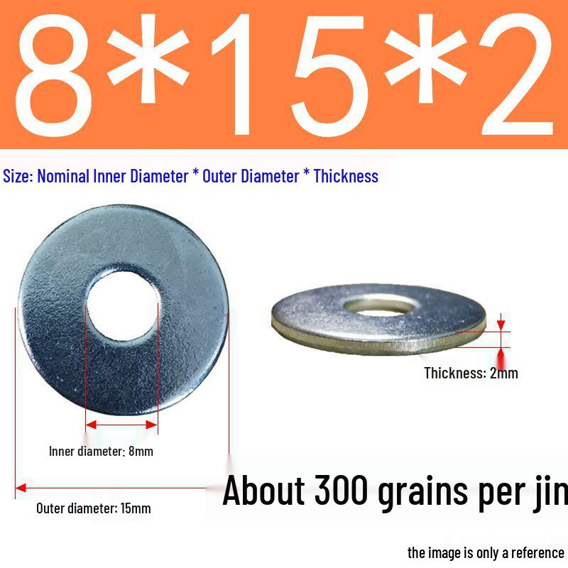 Galvanized Oversized Metal Washers M3-M60