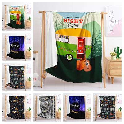 Blanket Flannel Blanket Traveling Rv 3D Digital Printing Blanket Blanket