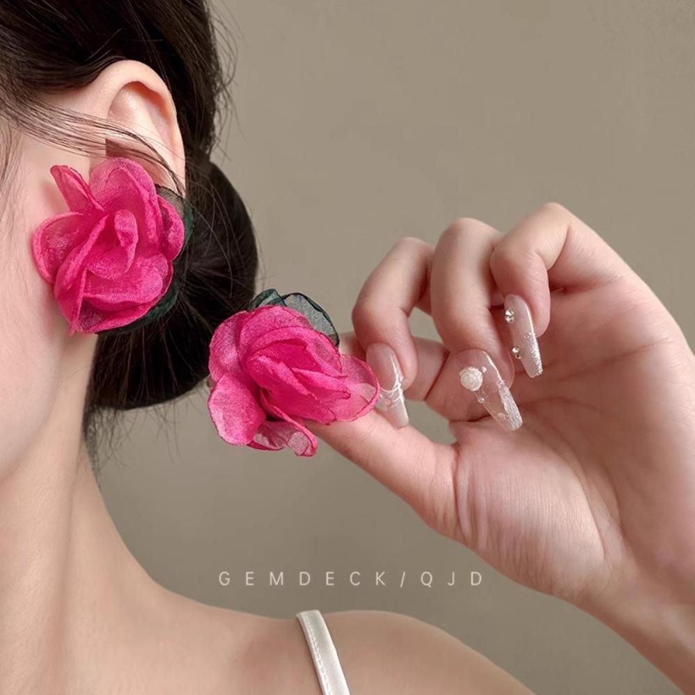 Long Fringed Earrings Feel Exaggerated Temperament Long Stud Earrings Birthday Dinner Earrings Earrings