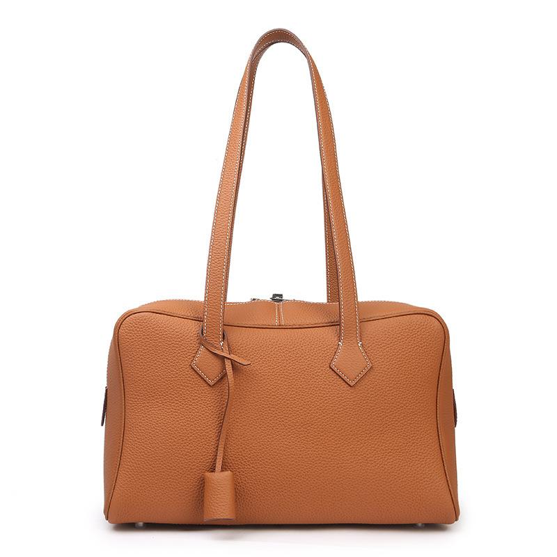 High-end Luxury Leather Bag - Boston Tote Bag - Shoulder Bag for Women