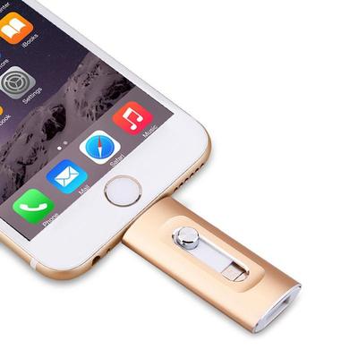Large Capacity 3-in-1 USB Flash Drive for Mobile Phones, Computers, Android, and Apple Devices