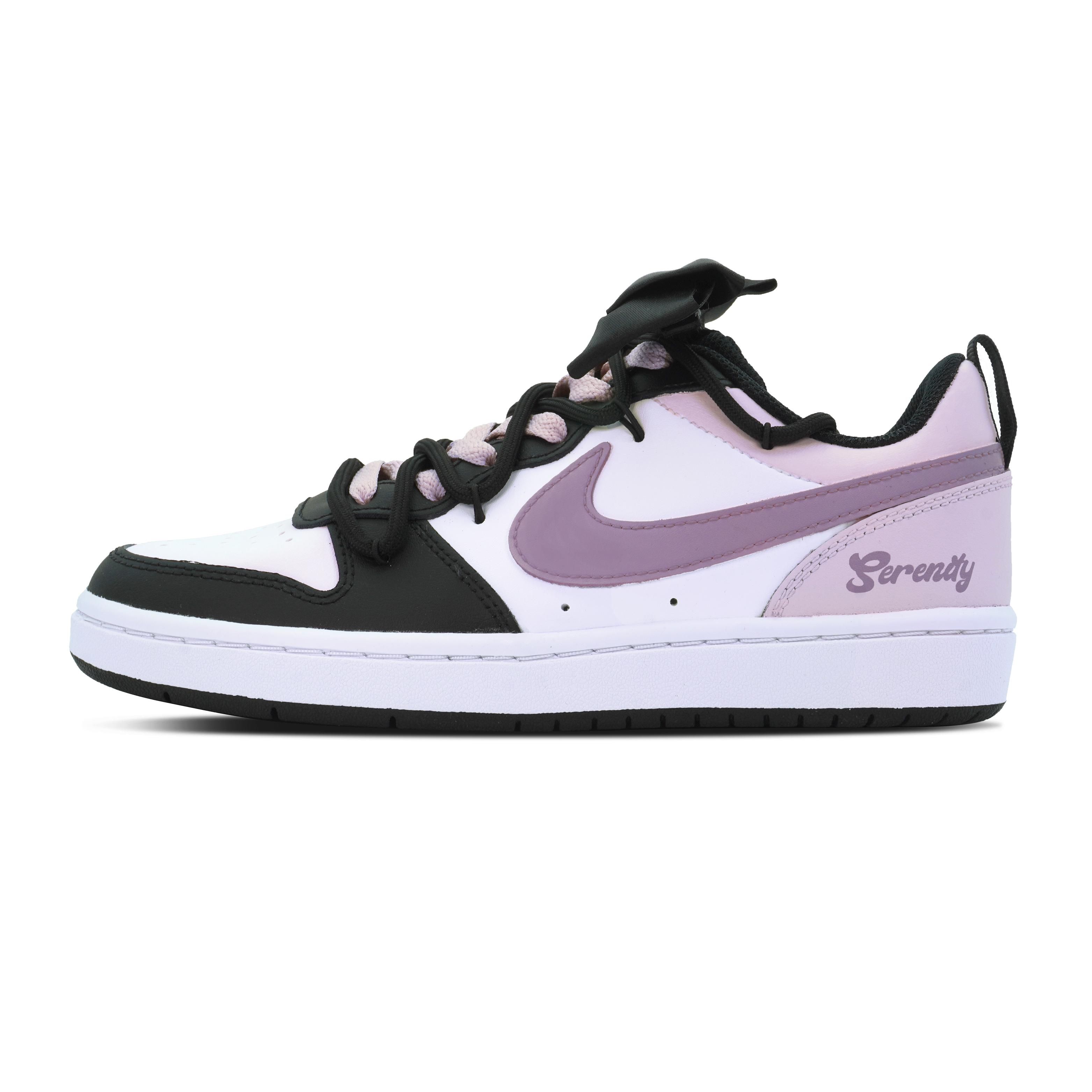 

Nike Court Borough DEER Love Journal Leather Slip Resistant Abrasion Resistant Low top Skateboard Shoes Women s BQ5448-115(Team84-) 35.5