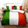 3D Printing  Bed Sheet Sets Italian Flag Bedding Set Single Twin Full Queen King Size Bed Set Adult Kid Bedroom Duvet Cover Sets