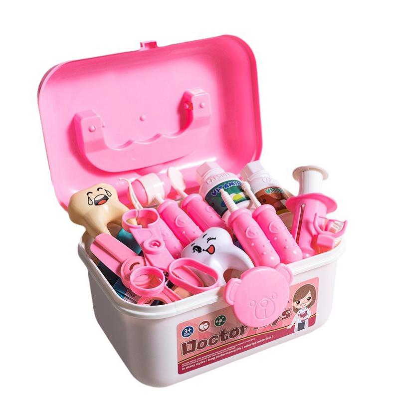 Non-Toxic Children'S Doctor Toy Children Simulation Pretend Play Role Playing Game Plastic Stethoscope Tooth Dentist Set Educational Toys