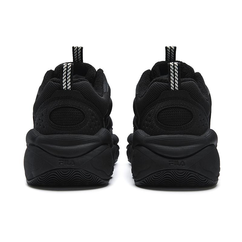 FILA Fleece Pea Shoes Modern Series Fashion Classic Retro Sports Casual Trendy Versatile Comfortable Low-Top Lifestyle Shoes F12W541121FBK