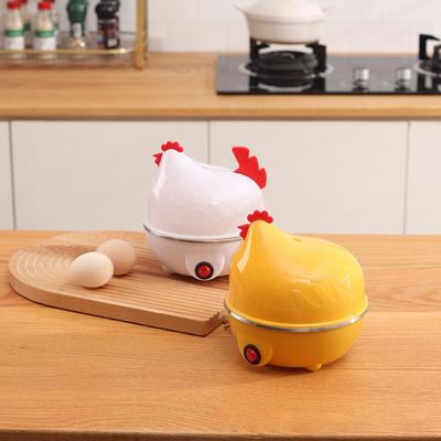 Cozedor de ovos elétrico de grande capacidade, desligamento automático, seguro para uso, forma de galinha, cozedor de ovos elétrico, multifuncional, escalfador de ovos
