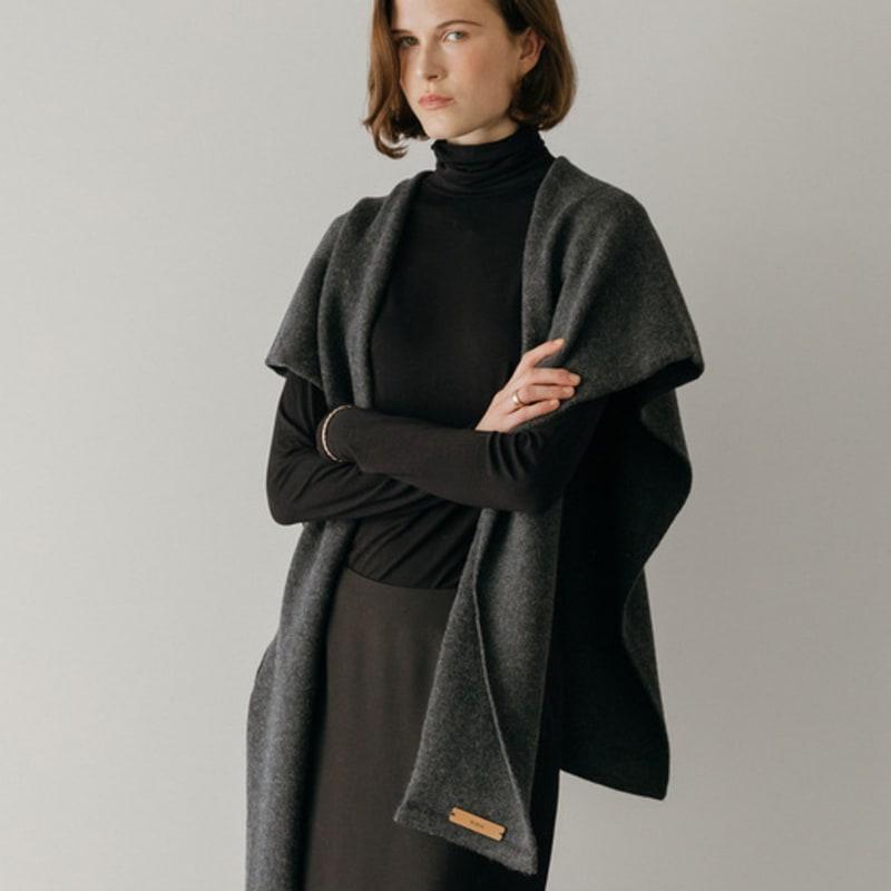 LE BOENE (Same-day shipping) Love Wool Knit Shawl Muffler (2 colors)