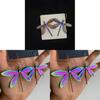 Unique Alloy Water Drop Earrings With Dragonfly Design For Gift Giving
