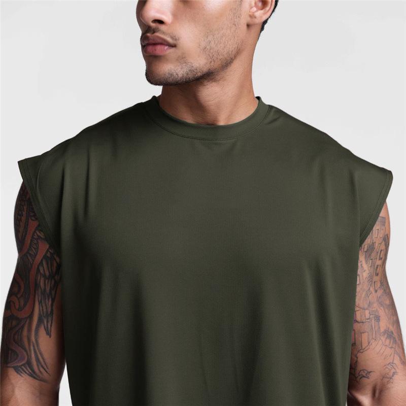 Unisex Quick-Dry Sleeveless Training Vest - Casual Sports Tank