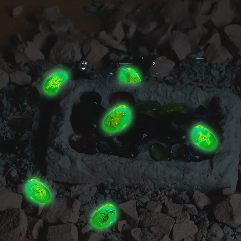 Brinquedo pingente de jade do zodíaco: Caixa surpresa arqueológica luminosa para crianças - Paz e bênçãos feitas à mão.