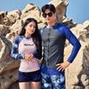 Unisex UV Protection Rash Guard Set Snorkeling Surfing Swimming Long Sleeve Top Pants Quick Dry Swimwear