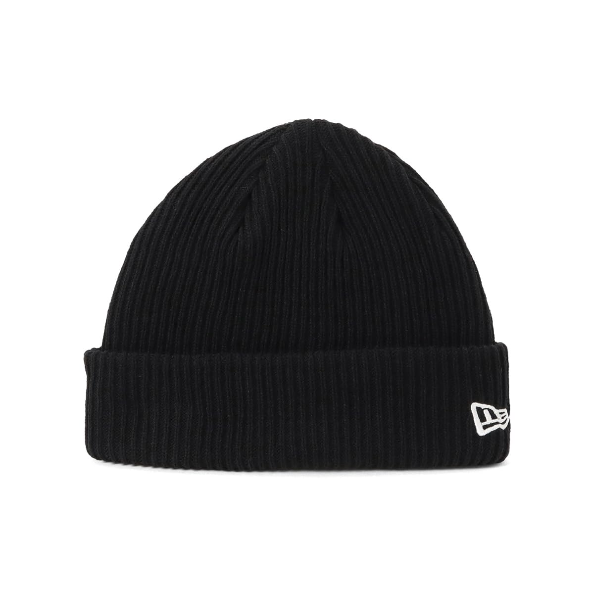 New Era FREE RIB CUFF KNIT Вязаная шапка с рубчатым отворотом Черный BLK, Шапка, чёрный