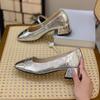 2025 Spring New Women Mary Jane Shoes Fashion Square Toe Shallow Slip On Ladies Flat Shoes Soft Sole Outdoor Dress