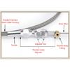 36Inch Throttle Gas Cable Kit Stainless Steel Braided For 97-07 Chevrolet/Chevy LS1 Engine 4.8L 5.3L 5.7L 6.0L TCB02
