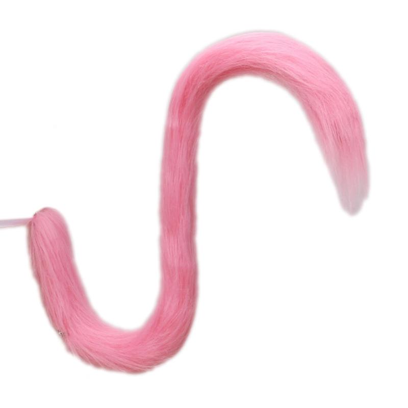 Erwachsene Kinder Cosplay Anime Flauschiges Plüsch Langes Katzenohr Schwanz Kostümzubehör Halloween Party Kostüm Requisite