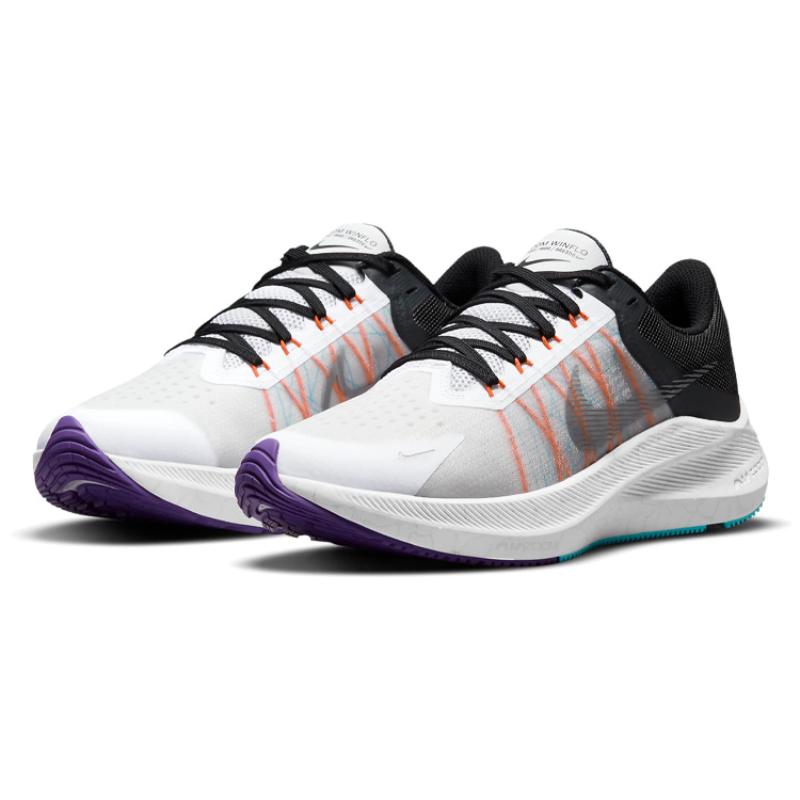 Nike Air Zoom Winflo 8 'White Black' Women's Sneakers CW3421-103