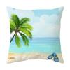 Office Sofa Cushion Summer Vacation Beach Scenery Decoration Cover Luxury Home Decoration Cushion Cover