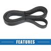Car Serpentine Belt V-Ribbed Belt No.56992R40A01 for Honda Accord 2008-2012
