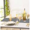 6 Pcs Checkered Table Runner Plastic 14 x 108 Inch Disposable Black and White Runner for Birthday Baby Shower Racing Party Decorations Race Car Table