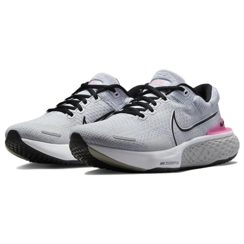 Nike ZoomX Invincible Run Flyknit 2 'Light Smoke Grey Hyper Pink' Sneakers casual DH5425-101