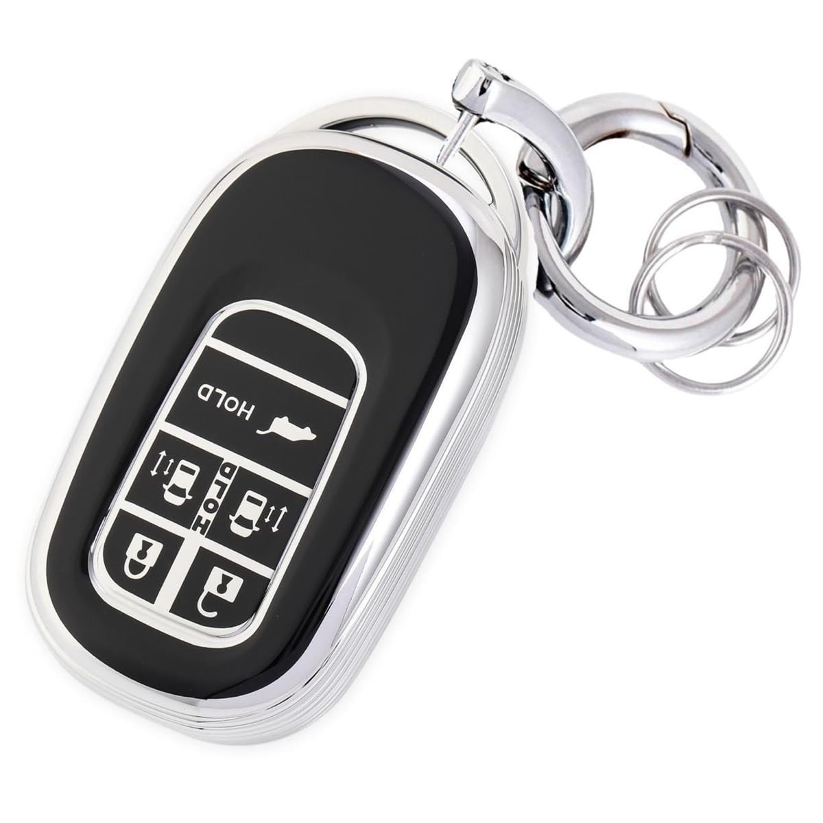 

HOYZE Key Case, Key Cover, Cute, Car, Smart Key Case, Key Holder, Carabiner, Key key case чорний