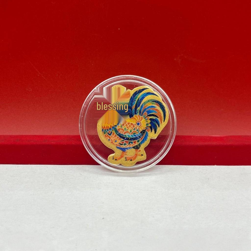 Year of the Horse 999 Gold Zodiac Phone Stickers: Creative Patches & Festival Gift Set