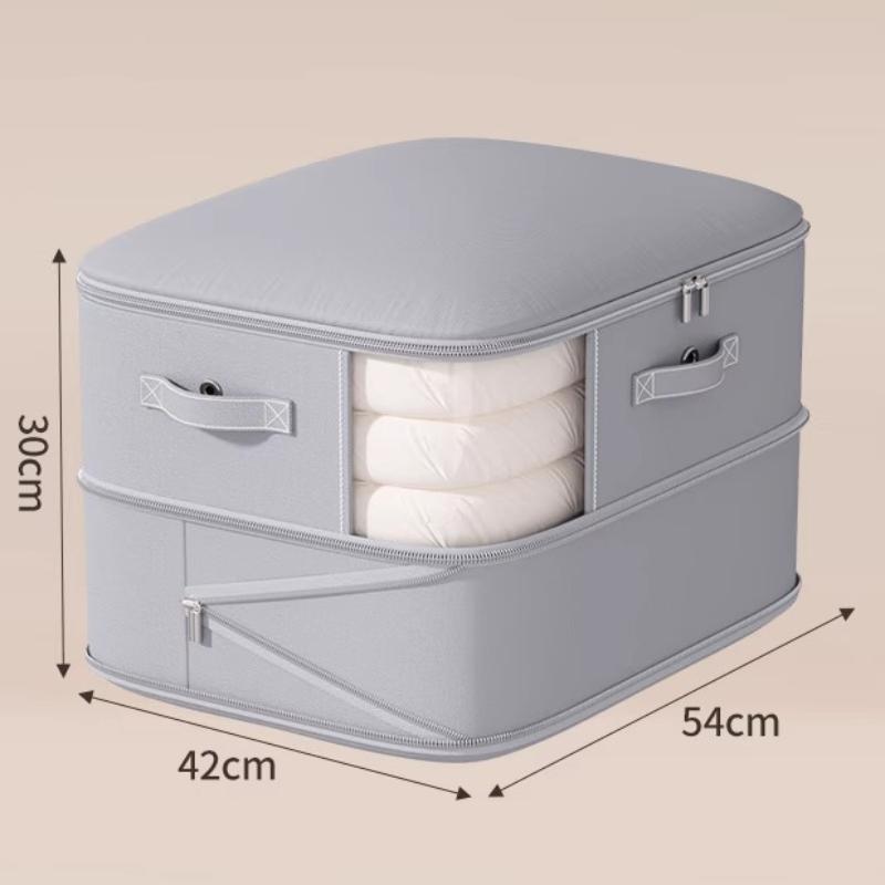 

Большой Вместимости Негабаритный Портативный Компрессионный Мешок для Хранения, Подходит для Одежды, Одеял, Подушек, Пуховых Одеял, Органайзер для Экономии Места 54*42*30cm серый