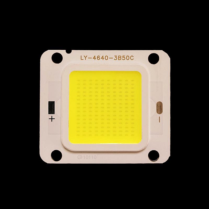 12V 50W Driver-Free COB LED Light Board, Warm White High-Brightness Light Chip.