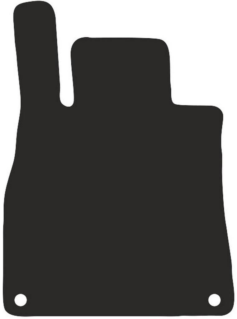 Rubber-Backed Polyamide Driver Floor Mat For Mercedes S W222 Sedan 2013-2020