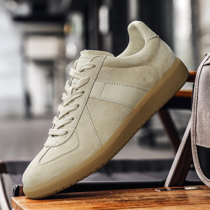 Fashion Suede Leather Casual Shoe Non-Slip Comfy Mens Sneakers Walking Designer Male Tenis Masculino Versatile Leisure Walk Man Footwear