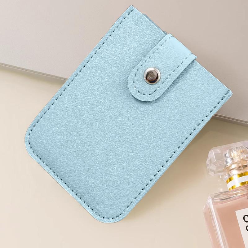 Pu Leather Credit Card Holder Bag 5Pcs Slots Men/Women Wallet Bank Leather Wallets With Money Clip Designer Cardholder