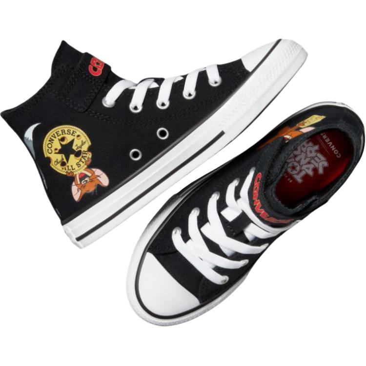 Converse Tom & Jerry x Chuck Taylor All Star High GS Černé Dětské Tenisky Vícebarevné A15114C