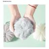 Pumpkin Shaped Bath Loofah Sponge With Extra Thick Soft Mesh Durable Hanging Rope For Daily Home Shower Bathing Use