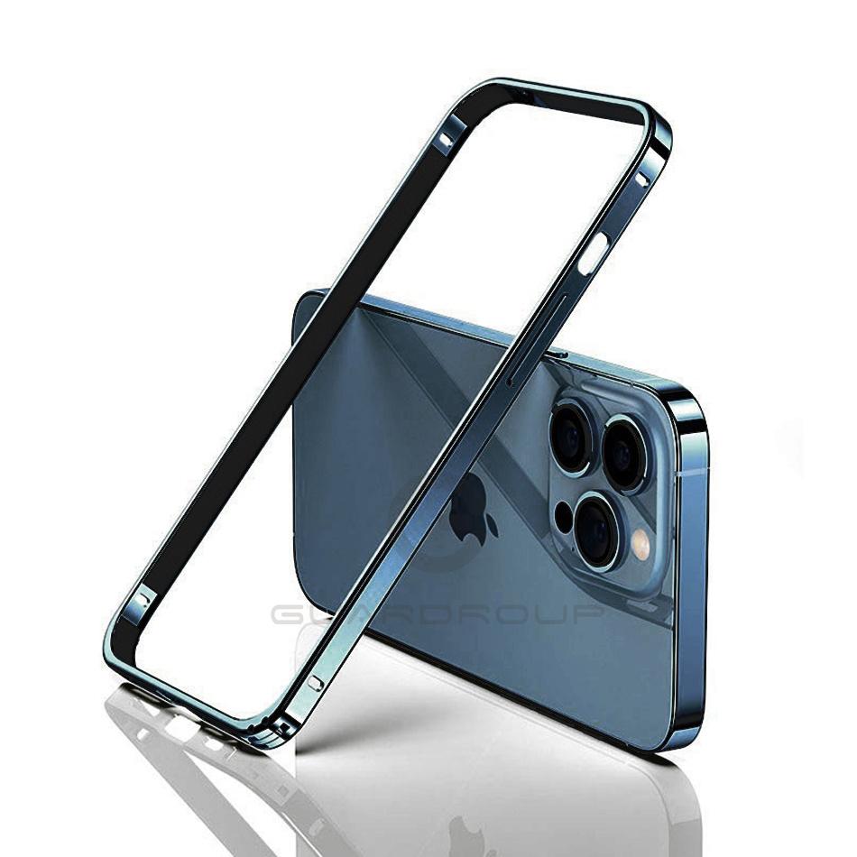 Light Alloy Bumper Case For For Iphone 12 13 14 Plus 1 16 17 Pro Max Thin Aluminum Metal Frame Protective Back Acccessories