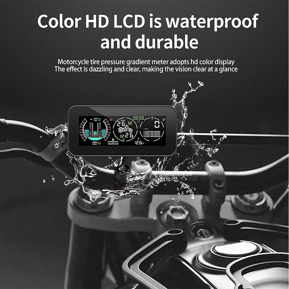F3 tire pressure monitor 3 in 1 Tire Pressure Monitor GPS Speedometer Vehicle Speed Tachometer Slope Meter TPMS LCD Digital Gaug