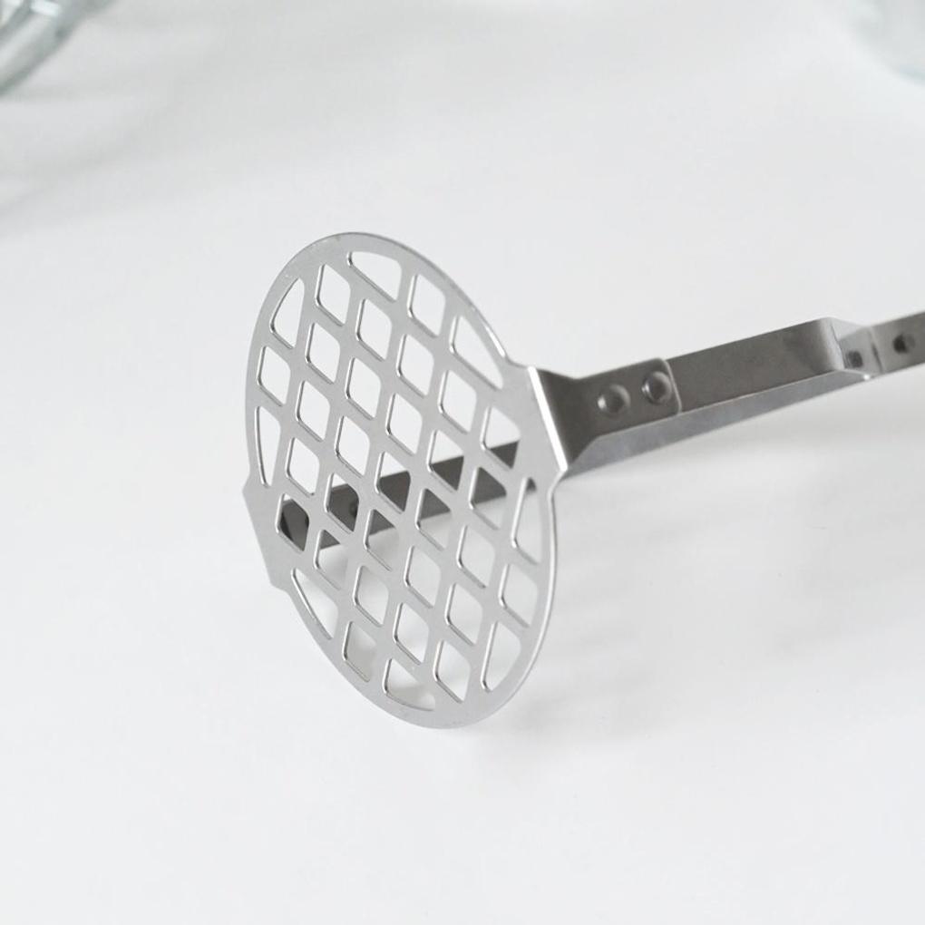 Simple White Stainless Steel Potato Mashing Machine