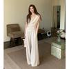 Elegant Halter Top & Wide-Leg Trousers Two-Piece Set for Women - Spring/Summer 2026 Collection