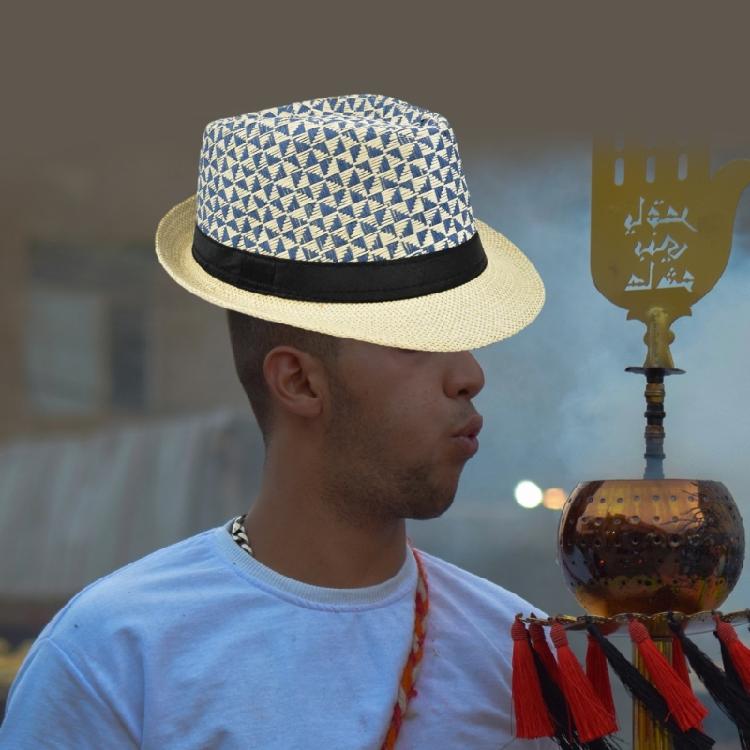 Straw Beach Hat Straw Fedora Hat Straw British Style Panama Hat Straw Panama