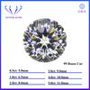 Weißer D-Farbe Moissanitstein mit GRA Rund Oval Herz Smaragd Prinzessin Radiant Cushion Trilliant Marquise Schliff