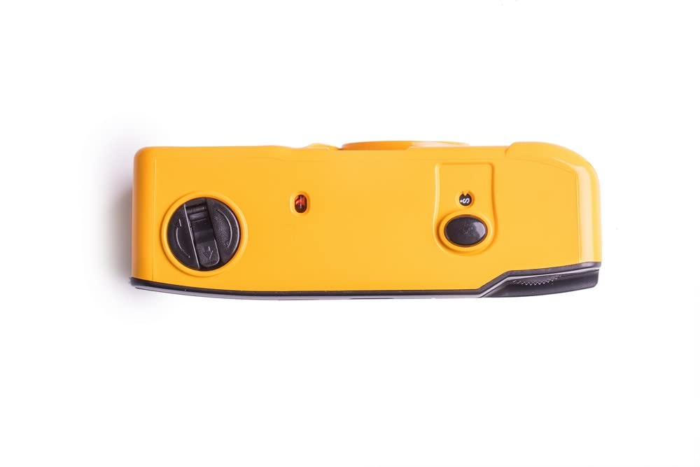 Kodak M38 35mm Film Camera - Focus-Free, Powerful Built-in Flash, Easy to Use (Yellow)