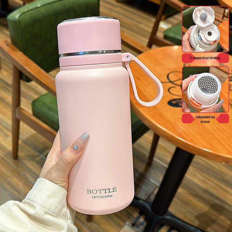 2026 Stylish High-Capacity 316 Stainless Steel Thermos Cup for Students, Men, and Women