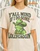 Y All Mind If I Do Some Lollygaggin Shirt, 90s Vintage Retro Bootleg Lollygaggin T-Shirt, Funny Frog Meme Tee, Lazy Day Graphic Shirt