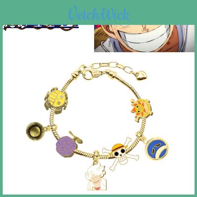 Neuzugang Anime One Piece Luffy Panja Dora Metallperlenarmband Großhandel