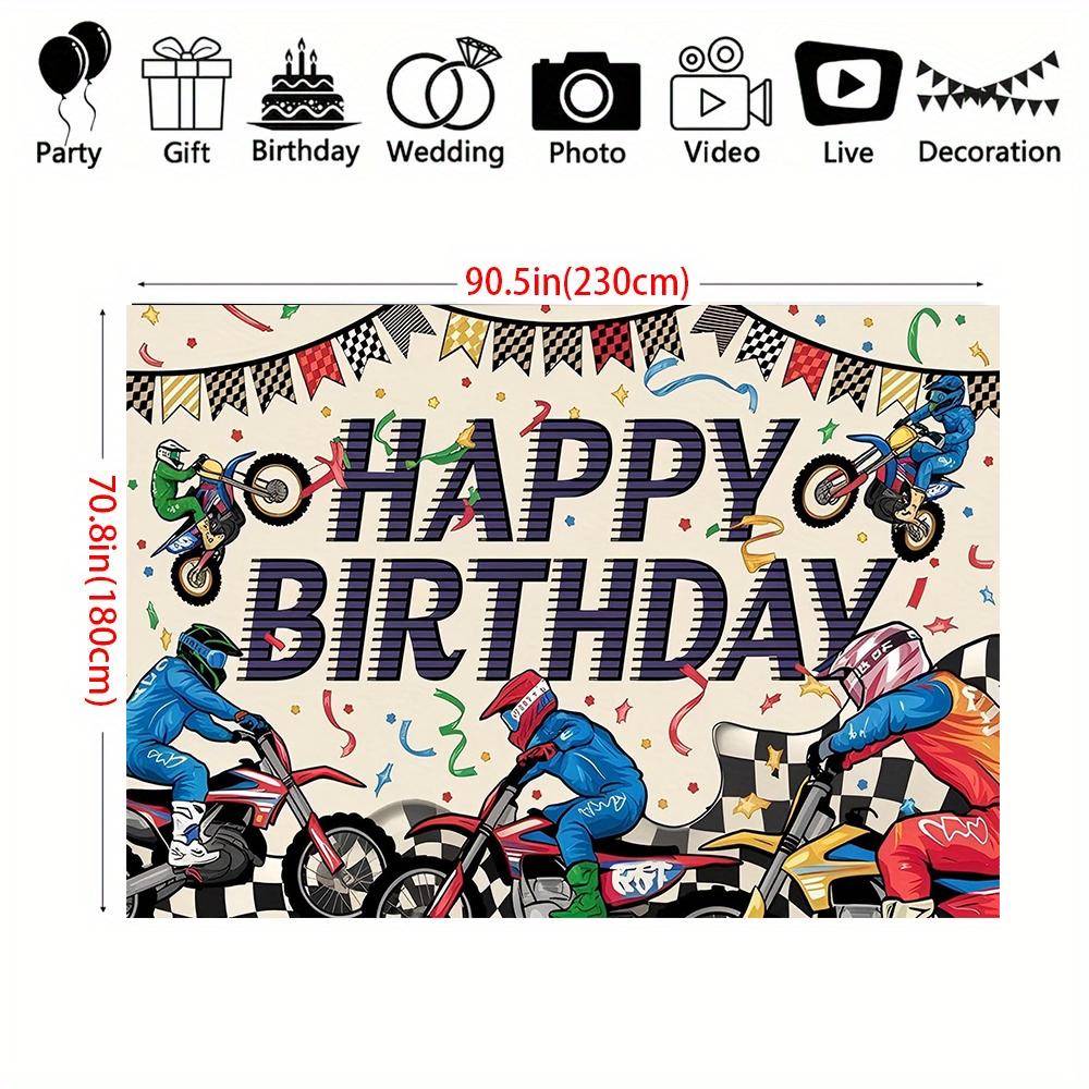 1pc Tailgate Party decoration background banner suitable for birthday party decoration wall decoration home decoration